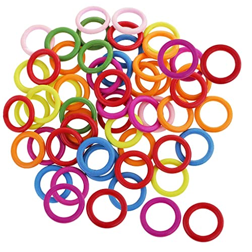 misppro Bunte Holzschlaufen für Schmuckherstellung, Bastelprojekte, 33 mm, 50 Stück misppro Bunte Holzschlaufen für Schmuckherstellung, Bastelprojekte, 33 mm, 50 Stück von misppro