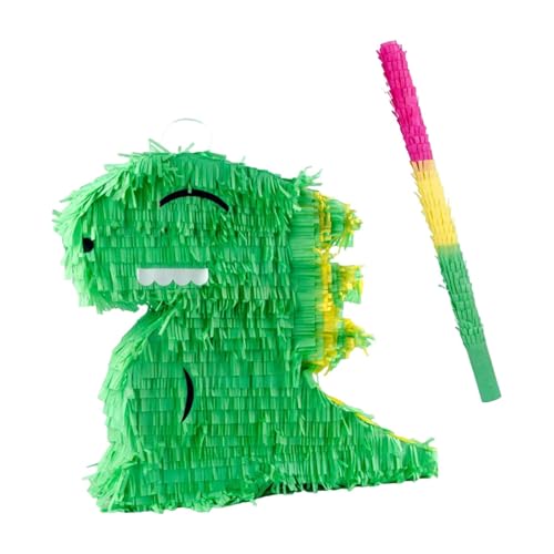 misppro Dinosaurier-Piñata mit Stab, lustiges Tierthema, Party-Spielzeug für Kinder, Geburtstag, Karneval, Neujahr, Festival, Dekorationen, 50 cm misppro Dinosaurier-Piñata mit Stab, lustiges Tierthema, Party-Spielzeug für Kinder, Geburtstag, Karneval, Neujahr, Festival, Dekorationen, 50 cm von misppro