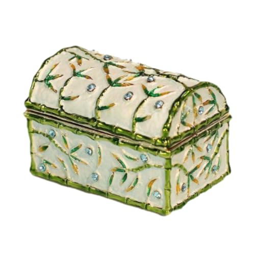 misppro Emaille-Schmuckschatulle mit Scharnier, Geschenkbox, Sammlerstück, Aufbewahrungsbox für Anhänger, Charms, Ringe, Armbänder, 5,6 x 3,6 x 3,7 cm, Blau misppro Emaille-Schmuckschatulle mit Scharnier, Geschenkbox, Sammlerstück, Aufbewahrungsbox für Anhänger, Charms, Ringe, Armbänder, 5,6 x 3,6 x 3,7 cm, Blau von misppro