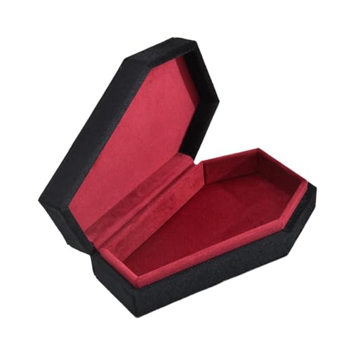 misppro Sarg-Schmuckschatulle, Reiseetui, Samt, Halloween-Dekor, Schmuckschatulle für Ohrringe, Anhänger, Halsketten, Partygeschenke, Hochzeit, hohle Aufbewahrungsbox misppro Sarg-Schmuckschatulle, Reiseetui, Samt, Halloween-Dekor, Schmuckschatulle für Ohrringe, Anhänger, Halsketten, Partygeschenke, Hochzeit, hohle Aufbewahrungsbox von misppro