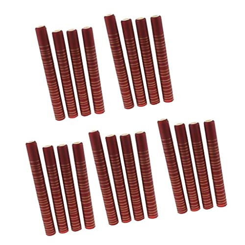 misppro Schrumpfkapseln, PVC, für Weinflaschen, 32 mm, Weinrot, 500 Stück von misppro