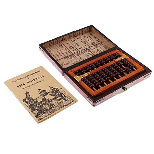 misppro Vintage Chinesische Holzperle Arithmetik Abakus Sammlung Geschenk für Kinder von misppro