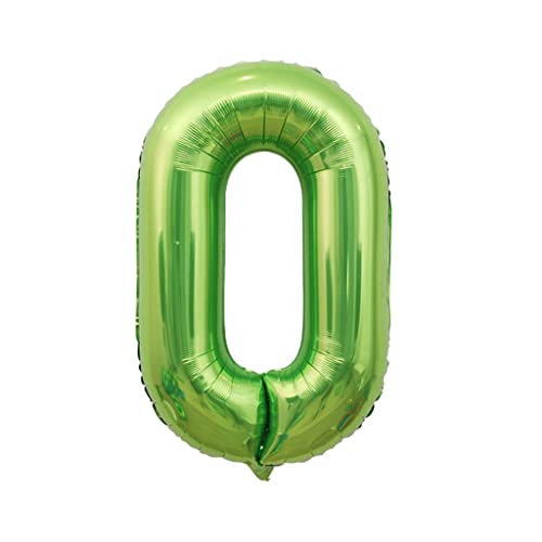misppro Weihnachtsdekoration für große Aluminiumballons mit Ballonzahlen - 0-Zero von misppro