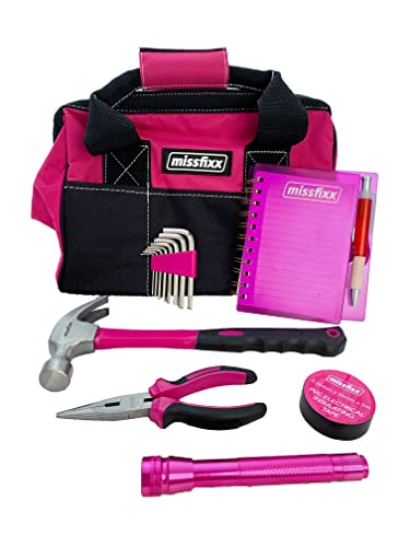 missfixx Werkzeugset "Starter" mit Robuster Werkzeugtasche ideal für HeimwerkerInnen von missfixx