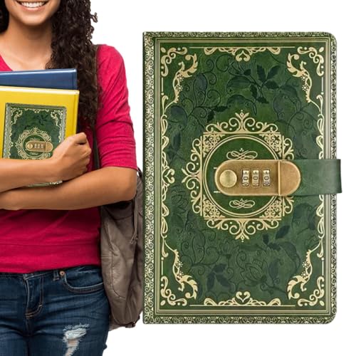 Passwortgeschütztes Tagebuch - A5 Schreibtagebuch mit Verriegelung | sicheres Notizbuch, privater Tagesordnungsplaner für Studenten Teenager Mädchen Schule Büro Passwortgeschütztes Tagebuch - A5 Schreibtagebuch mit Verriegelung | sicheres Notizbuch, privater Tagesordnungsplaner für Studenten Teenager Mädchen Schule Büro von mivceklw