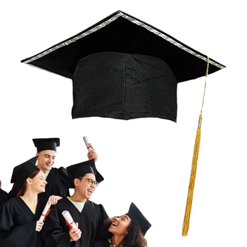 mivceklw Abschlusshut mit Quaste – LED-Hut für Abschlussfeier – Zubehör mit Quaste für Universitätskostüm, Dekoration für Party, Thema High School Studium, Schulveranstaltungen mivceklw Abschlusshut mit Quaste – LED-Hut für Abschlussfeier – Zubehör mit Quaste für Universitätskostüm, Dekoration für Party, Thema High School Studium, Schulveranstaltungen von mivceklw