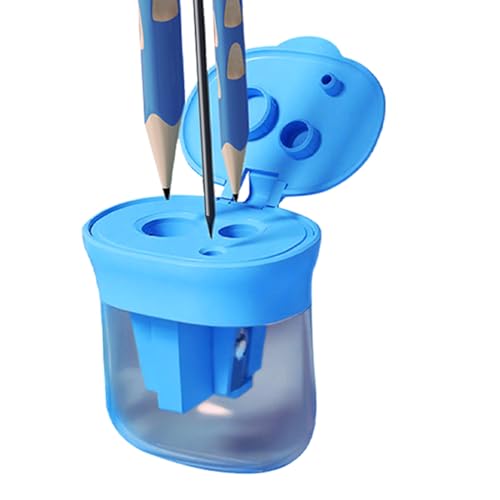 mivceklw Bleistiftspitzer, wasserdichter Anspitzer mit Deckel für Schüler, Schulbedarf, tragbar für und Jugendliche mivceklw Bleistiftspitzer, wasserdichter Anspitzer mit Deckel für Schüler, Schulbedarf, tragbar für und Jugendliche von mivceklw