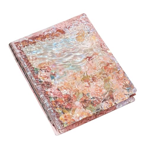 mivceklw Fotokartenalbum, A5 Fotokarten-Aufbewahrungsordner mit 10 Innenseiten, 40 Taschen, transparentes Album für Scrapbooking, Ausstellen, Sammeln und Organisieren von mivceklw