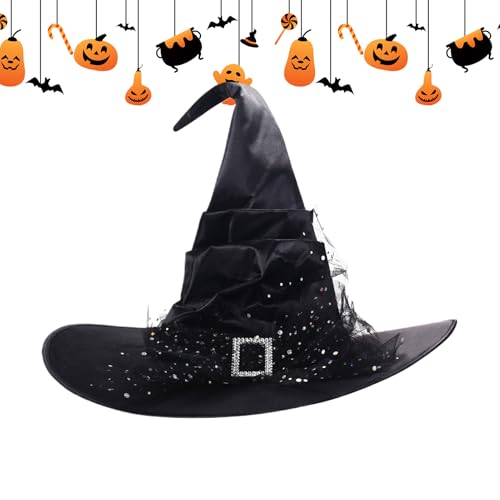 mivceklw Hexenhut Kostüm, Hexenhüte für Erwachsene, Cosplay-Zubehör für Dekoration, Party, Karneval, Garten, Maskerade, Verwendung im Freien, und Innenbereich von mivceklw