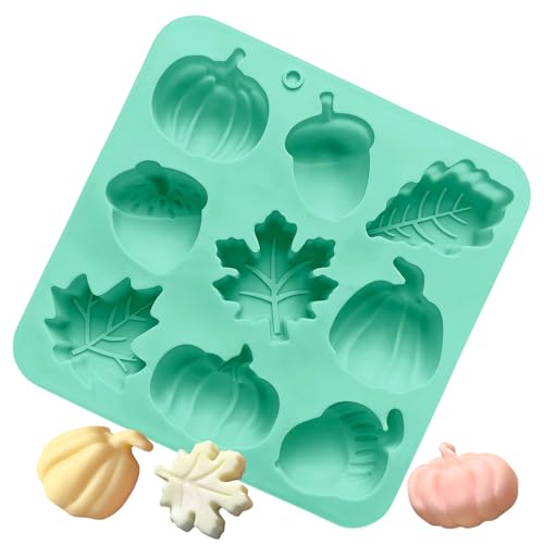 mivceklw Silikon-Backform, Kürbis-Ahornblätter, Silikon-Lebensmittelformen – Bastelbedarf für Halloween, Thanksgiving, Heimdekoration, Herbstkerze, Dessert, Süßigkeiten, Partygeschenke, Kuchen mivceklw Silikon-Backform, Kürbis-Ahornblätter, Silikon-Lebensmittelformen – Bastelbedarf für Halloween, Thanksgiving, Heimdekoration, Herbstkerze, Dessert, Süßigkeiten, Partygeschenke, Kuchen von mivceklw