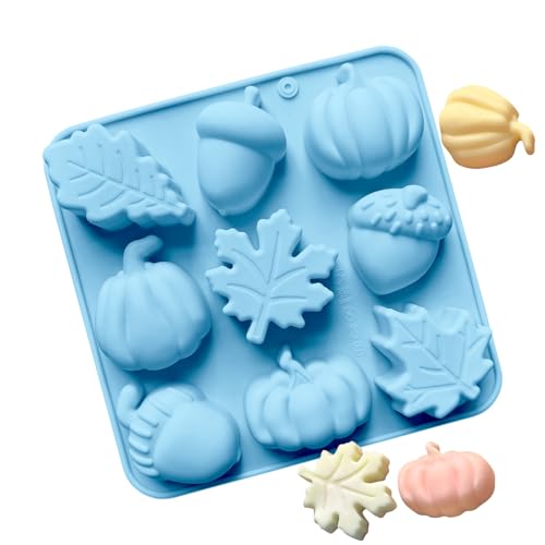 mivceklw Silikonformen zum Backen, Kürbis-Silikonformen, Backwerkzeug, Backzubehör für Herbstdekoration, Süßigkeiten, Kunst und Handwerk, Herbst, Kuchen, Seife, Dessert, Halloween-Party mivceklw Silikonformen zum Backen, Kürbis-Silikonformen, Backwerkzeug, Backzubehör für Herbstdekoration, Süßigkeiten, Kunst und Handwerk, Herbst, Kuchen, Seife, Dessert, Halloween-Party von mivceklw