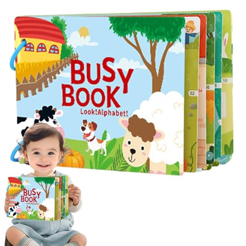 mivceklw Toddler Sticker Activity Book, Bildungsnummernerkennung, lustige Lernaufkleber, 50 Seiten, perfekt für Reisen, Schule, Zuhause, Restaurants, 21 x 14 x 1 cm, 100 g, mehrfarbig mivceklw Toddler Sticker Activity Book, Bildungsnummernerkennung, lustige Lernaufkleber, 50 Seiten, perfekt für Reisen, Schule, Zuhause, Restaurants, 21 x 14 x 1 cm, 100 g, mehrfarbig von mivceklw