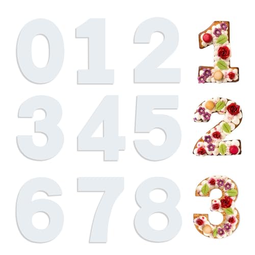 9 Stück Zahlenform zum Backen Zahlen Kuchenform 12 Zoll Backform Zahlen groß 0-8 Kunststoff schablonen Weiss Number cake Backform Buchstaben Geeignet für DIY-Kuchen Geburtstag Hochzeit Jahrestag 9 Stück Zahlenform zum Backen Zahlen Kuchenform 12 Zoll Backform Zahlen groß 0-8 Kunststoff schablonen Weiss Number cake Backform Buchstaben Geeignet für DIY-Kuchen Geburtstag Hochzeit Jahrestag von mixt