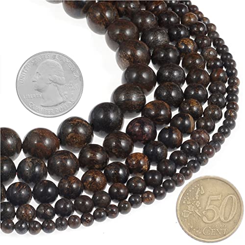 10 mm natürlicher Bronzit-Edelstein, rund, lose Perlen, Kristallstein, Armband, Halskette, Zubehör, Basteln für Schmuckherstellung, DIY, 1 Strang, 38,1 cm 10 mm natürlicher Bronzit-Edelstein, rund, lose Perlen, Kristallstein, Armband, Halskette, Zubehör, Basteln für Schmuckherstellung, DIY, 1 Strang, 38,1 cm von mkslksbhnxl