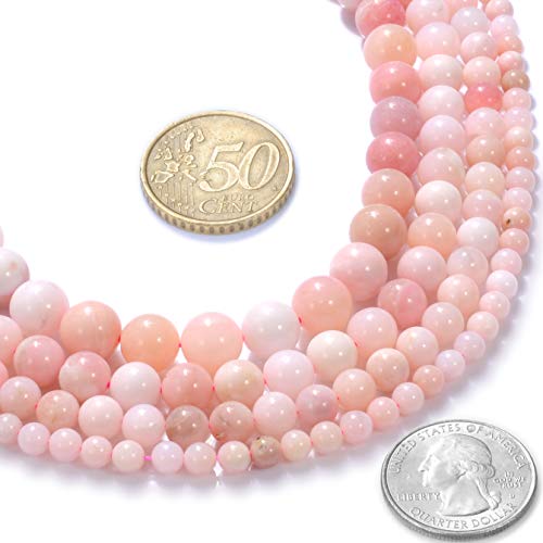 10 mm natürlicher Pulver, Opal, ein Edelstein, rund, lose Perlen, Kristallstein, Armband, Halskette, Zubehör, Basteln für Schmuckherstellung, DIY, 1 Strang, 38,1 cm 10 mm natürlicher Pulver, Opal, ein Edelstein, rund, lose Perlen, Kristallstein, Armband, Halskette, Zubehör, Basteln für Schmuckherstellung, DIY, 1 Strang, 38,1 cm von mkslksbhnxl