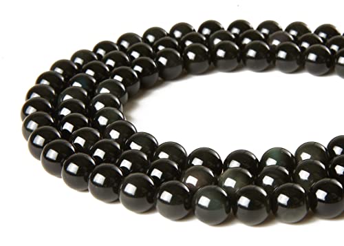 150 Stück 8 mm schwarze Obsidian-Perlen, natürliche Edelsteine, lose Perlen für Schmuckherstellung 150 Stück 8 mm schwarze Obsidian-Perlen, natürliche Edelsteine, lose Perlen für Schmuckherstellung von mkslksbhnxl