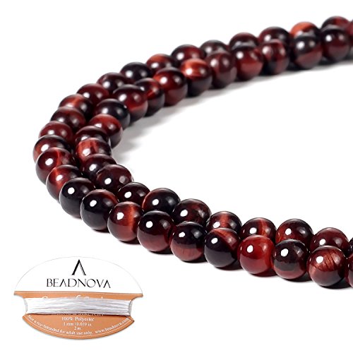 4 mm rote Tigerauge, Edelstein, rund, lose Perlen für Schmuckherstellung, 90–92 Stück 4 mm rote Tigerauge, Edelstein, rund, lose Perlen für Schmuckherstellung, 90–92 Stück von mkslksbhnxl