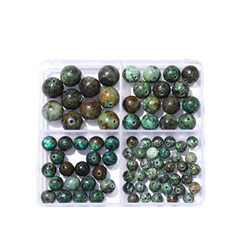 6–12 mm natürliche afrikanische Türkisstein-Perlen-Set, rund, echter Stein, glatte Perlen, lose Edelsteine, DIY-Perle für Armbänder, Halsketten, Ohrringe, Schmuckherstellung 6–12 mm natürliche afrikanische Türkisstein-Perlen-Set, rund, echter Stein, glatte Perlen, lose Edelsteine, DIY-Perle für Armbänder, Halsketten, Ohrringe, Schmuckherstellung von mkslksbhnxl