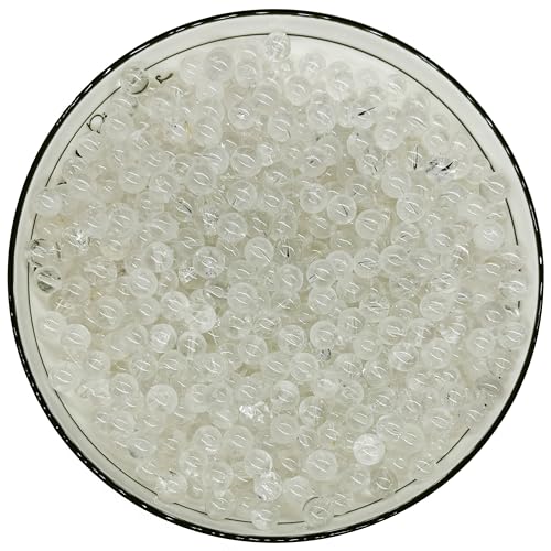 6 mm, 100 Stück natürliche, klare Quarzperlen, hohe Klarheit, rohe, lose Edelsteine für Schmuckherstellung, DIY, Handwerk, spirituelle Kristallperlen mit elastischer Schnur (klarer Quarz, 6 mm, 100 6 mm, 100 Stück natürliche, klare Quarzperlen, hohe Klarheit, rohe, lose Edelsteine für Schmuckherstellung, DIY, Handwerk, spirituelle Kristallperlen mit elastischer Schnur (klarer Quarz, 6 mm, 100 von mkslksbhnxl