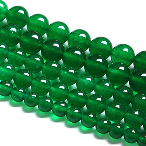 6 mm 60 Stück natürliche grüne Jadestein-Chalcedon-Perlen für Schmuckherstellung, DIY-Armband, Kristall, 1 Strang 6 mm 60 Stück natürliche grüne Jadestein-Chalcedon-Perlen für Schmuckherstellung, DIY-Armband, Kristall, 1 Strang von mkslksbhnxl