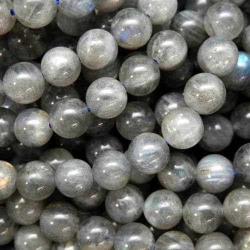 Labradorit-Perlen zur Schmuckherstellung, 6 mm, Labradorit-Edelsteine, lose Steinperlen, 116 Stück von mkslksbhnxl