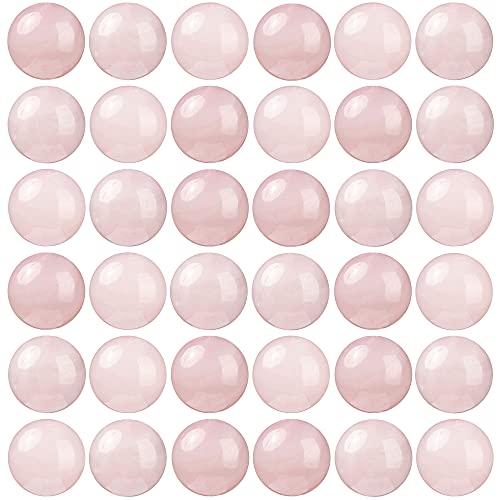 Natursteinperlen, 10 mm, Rosenquarz, runde Edelsteinperlen, lose Perlen mit elastischem Armband für Armbänder, Halsketten, Schmuckherstellung, 100 Stück von mkslksbhnxl