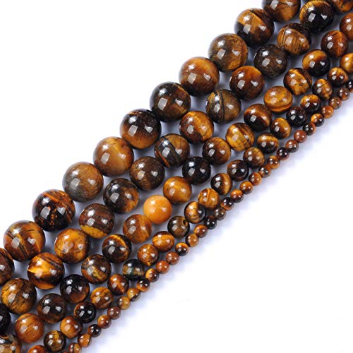 Natursteinperlen, 20 mm, gelber Tigerauge-Edelstein, runde lose Perlen, Kristall-Energiestein, Heilkraft für die Schmuckherstellung, DIY, 1 Strang, 38,1 cm Natursteinperlen, 20 mm, gelber Tigerauge-Edelstein, runde lose Perlen, Kristall-Energiestein, Heilkraft für die Schmuckherstellung, DIY, 1 Strang, 38,1 cm von mkslksbhnxl