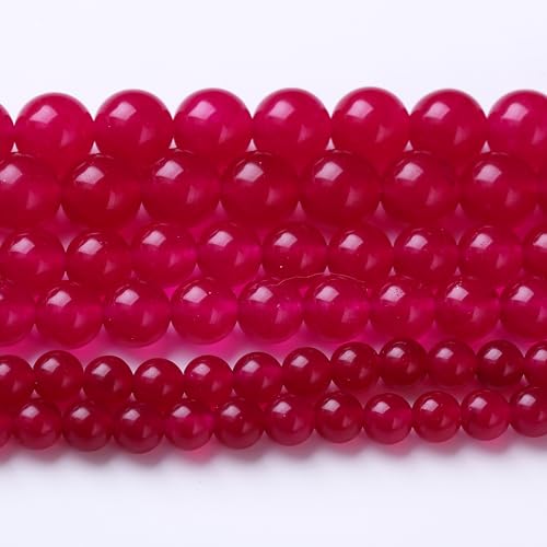 Rosen-Karneol-Steinperlen für Schmuckherstellung, DIY, Armband, Halskette, Schmuckherstellung, 1 Strang, 39,4 cm, 45 Stück, 8 mm Rosen-Karneol-Steinperlen für Schmuckherstellung, DIY, Armband, Halskette, Schmuckherstellung, 1 Strang, 39,4 cm, 45 Stück, 8 mm von mkslksbhnxl