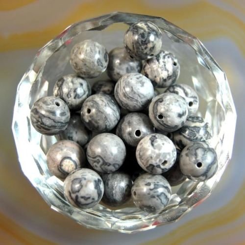Runde Abstandshalter aus natürlichem Edelstein, lose Perlen, 4 mm, 100 Stück, Querformat Runde Abstandshalter aus natürlichem Edelstein, lose Perlen, 4 mm, 100 Stück, Querformat von mkslksbhnxl
