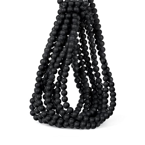 Schwarze Obsidianperlen, 8 mm, Kristallperlen, 100 Stück, Natursteinperlen, runde, lose Edelsteinperlen für Armbänder, Kristallperlen zur Schmuckherstellung von mkslksbhnxl