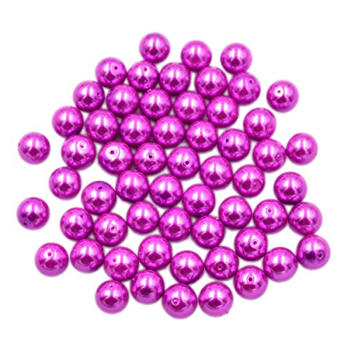 Tschechische Glasperlen, rund, lose Perlen, 3 mm, Fuchsia, 200 Stück von mkslksbhnxl