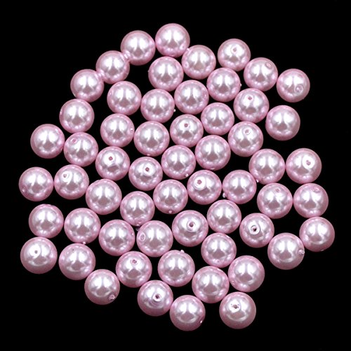 Tschechische Glasperlen, rund, lose Perlen, 4 mm, Hellrosa, 200 Stück von mkslksbhnxl