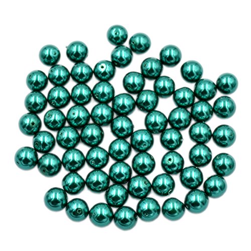 Tschechische Glasperlen, rund, lose Perlen, 4 mm, Smaragd, 200 Stück von mkslksbhnxl