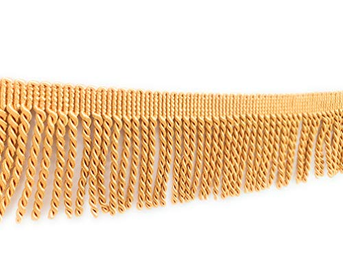 MNJ Trimmings Bullion-Fransen, 10 cm breit, 10 cm breit, goldfarben von mnj