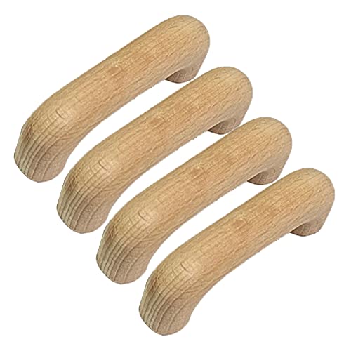 moaupr 4 Stück Möbelgriffe Buche Holz Bügelgriff Massivholz Holz Schrank Knöpfe Schubladengriffe Ziehen Knäufe Türgriff für Schuhkasten,Kommoden,Kleiderschrank Türklinken,Kabinett Hole Distance 64mm moaupr 4 Stück Möbelgriffe Buche Holz Bügelgriff Massivholz Holz Schrank Knöpfe Schubladengriffe Ziehen Knäufe Türgriff für Schuhkasten,Kommoden,Kleiderschrank Türklinken,Kabinett Hole Distance 64mm von moaupr