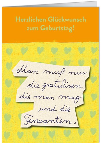 -5er Set Grußkarte mit Umschlag/Klappkarte LUSTIG - Motiv: MAN MUSS NUR DIE GRATULIREN, Anlass: Geburtstag Fun, Künstler/Verlag: KARTENKOMBINAT, Größe: 11,5x16 cm -5er Set Grußkarte mit Umschlag/Klappkarte LUSTIG - Motiv: MAN MUSS NUR DIE GRATULIREN, Anlass: Geburtstag Fun, Künstler/Verlag: KARTENKOMBINAT, Größe: 11,5x16 cm von modern times