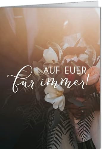 -5er Set Grußkarte mit Umschlag VISUAL STATEMENTS/Klappkarte LUSTIG - Motiv: AUF EUER FÜR IMMER, Anlass:, Künstler/Verlag: VISUAL STATEMENTS, Größe: 11,5x16 cm -5er Set Grußkarte mit Umschlag VISUAL STATEMENTS/Klappkarte LUSTIG - Motiv: AUF EUER FÜR IMMER, Anlass:, Künstler/Verlag: VISUAL STATEMENTS, Größe: 11,5x16 cm von modern times