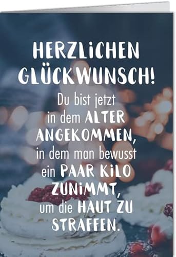 -5er Set Grußkarte mit Umschlag VISUAL STATEMENTS/Klappkarte LUSTIG - Motiv: HERZLICHEN GLÜCKWUNSCH! DU BIST JETZT IN DEM ALTER, Anlass:, Künstler/Verlag: VISUAL STATEMENTS, Größe: 11,5x16 cm -5er Set Grußkarte mit Umschlag VISUAL STATEMENTS/Klappkarte LUSTIG - Motiv: HERZLICHEN GLÜCKWUNSCH! DU BIST JETZT IN DEM ALTER, Anlass:, Künstler/Verlag: VISUAL STATEMENTS, Größe: 11,5x16 cm von modern times