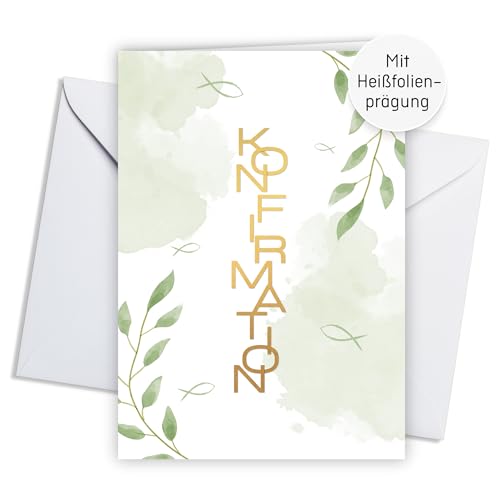 møij 12x EINLADUNGSKARTEN + Umschläge zur Konfirmation, DIN A6, zum Ausfüllen für Mädchen und Jungen møij 12x EINLADUNGSKARTEN + Umschläge zur Konfirmation, DIN A6, zum Ausfüllen für Mädchen und Jungen von møij