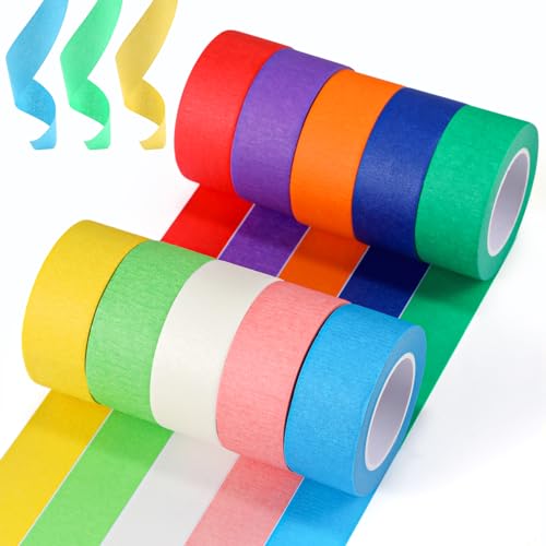 moinkerin 10 Stücke Washi Tape Masking Tape Klebeband Bunt Washi Tape Set für Kunsthandwerk, Beschriftung, Scrapbooking-Zubehör, Geschenke moinkerin 10 Stücke Washi Tape Masking Tape Klebeband Bunt Washi Tape Set für Kunsthandwerk, Beschriftung, Scrapbooking-Zubehör, Geschenke von moinkerin