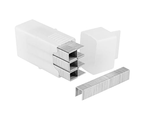 Heftklammer Typ A, 12 mm, 1000 Stück, ideal für die Befestigung und Montage bei DIY-Projekten oder Elektroarbeiten von monkey ladder