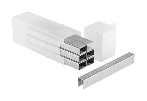 Heftklammern, Typ G, 14 mm, 1000 Stück, ideal für Bastelarbeiten und Baumarktarbeiten. Hohe Festigkeit und Haltbarkeit* von monkey ladder