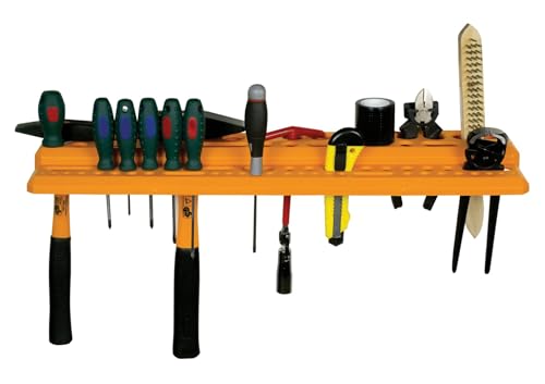 Wandhalterung – ideal für Werkzeuge, aus robustem Kunststoff, bietet Platz für mehrere Werkzeuge und einfache Installation. Wandhalterung – ideal für Werkzeuge, aus robustem Kunststoff, bietet Platz für mehrere Werkzeuge und einfache Installation. von monkey ladder