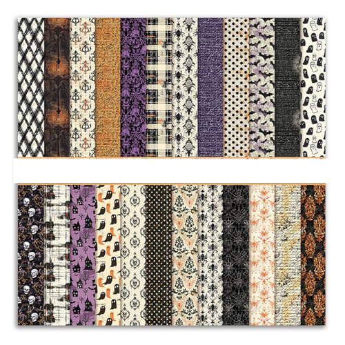 mophrati 12 Designs/160 g/m² Kartonpapier Packung Boho Scrapbook Papier für DIY Kunst Collage Bild Fotorahmen Dekoration, PAD2105 12 von mophrati