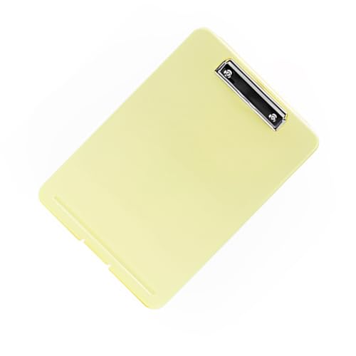 mophrati Aufbewahrungstasche, Schreib Klemmbrett, Papier Organizer, mehrfarbig, feine Verarbeitung, langlebiges Zubehör für offene Schüler, Gelb mophrati Aufbewahrungstasche, Schreib Klemmbrett, Papier Organizer, mehrfarbig, feine Verarbeitung, langlebiges Zubehör für offene Schüler, Gelb von mophrati