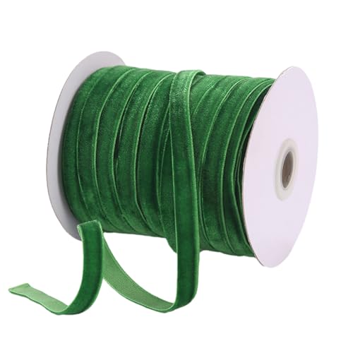 mophrati DIY Samtband verleiht Ihrem Kunsthandwerk einen Hauch von Klasse und Eleganz. Polyester DIY dekoratives Samtband, 50 Yards Band, Stil 5 von mophrati