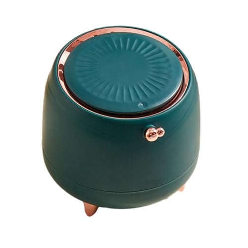 mophrati Exquisiter Craft Mülleimer – moderner, gepflegter Look, klassischer Desktop Mülleimer, einfacher Desktop Mülleimer, Büro Eimer, Tisch, Küche, Dunkelgrünes Gold mophrati Exquisiter Craft Mülleimer – moderner, gepflegter Look, klassischer Desktop Mülleimer, einfacher Desktop Mülleimer, Büro Eimer, Tisch, Küche, Dunkelgrünes Gold von mophrati