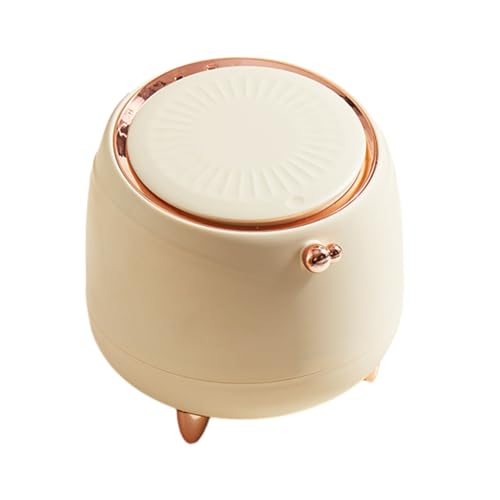 mophrati Exquisiter Craft Mülleimer – moderner, gepflegter Look, klassischer Desktop Mülleimer, einfacher Desktop Mülleimer, Büro Eimer, Tisch, Küche, Milchgold mophrati Exquisiter Craft Mülleimer – moderner, gepflegter Look, klassischer Desktop Mülleimer, einfacher Desktop Mülleimer, Büro Eimer, Tisch, Küche, Milchgold von mophrati
