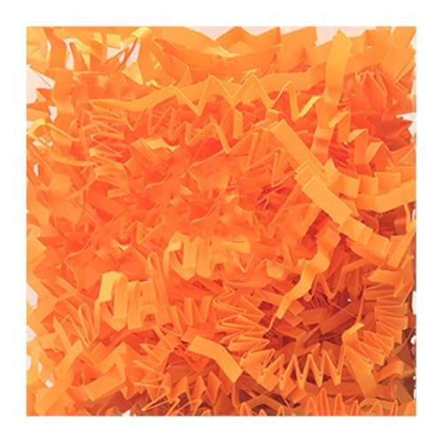mophrati Raffia Gras Papierschnitzel Perfektes DIY Konfetti Stoßfester Füllstoff Partydekoration Hochzeitsdeko für Schulklassenzimmer, Fluoreszierendes Orange mophrati Raffia Gras Papierschnitzel Perfektes DIY Konfetti Stoßfester Füllstoff Partydekoration Hochzeitsdeko für Schulklassenzimmer, Fluoreszierendes Orange von mophrati