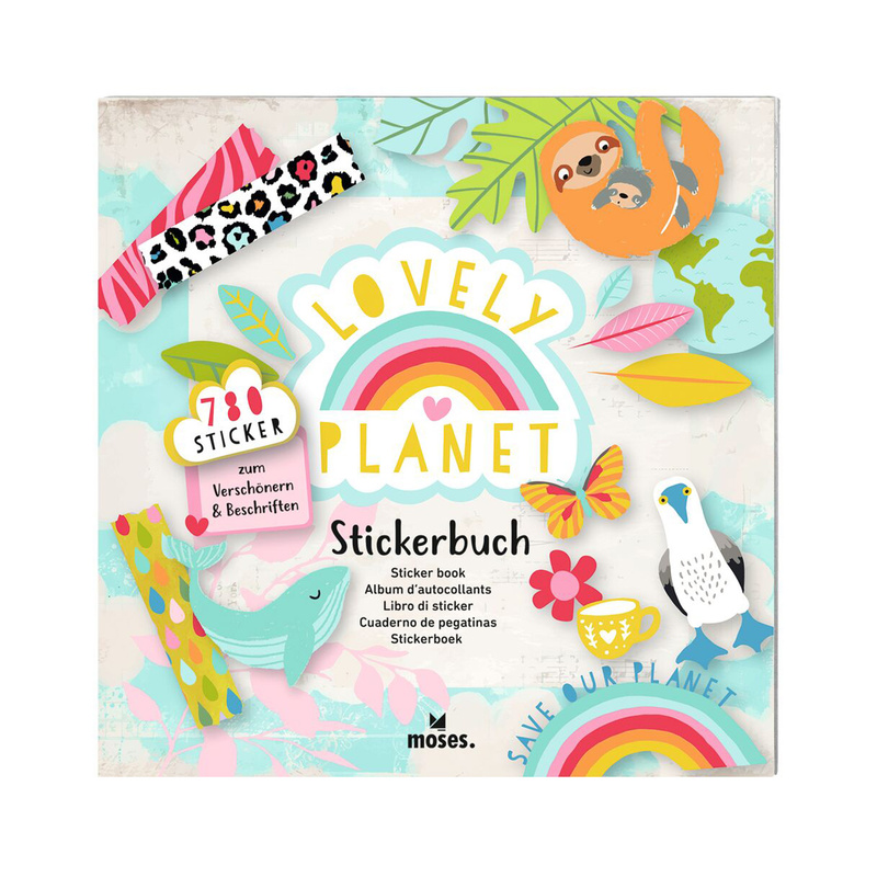 Stickerbuch Lovely Planet von moses Verlag